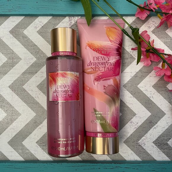 Victoria's Secret Other - VICTORIAS SECRET,  DEWY DRAGONFRUIT NECTAR, FRAGRANCE BODY MIST & LOTION, NEW!